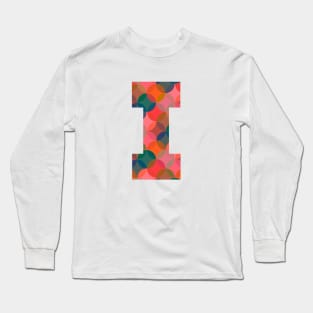 Letter I Initial Long Sleeve T-Shirt